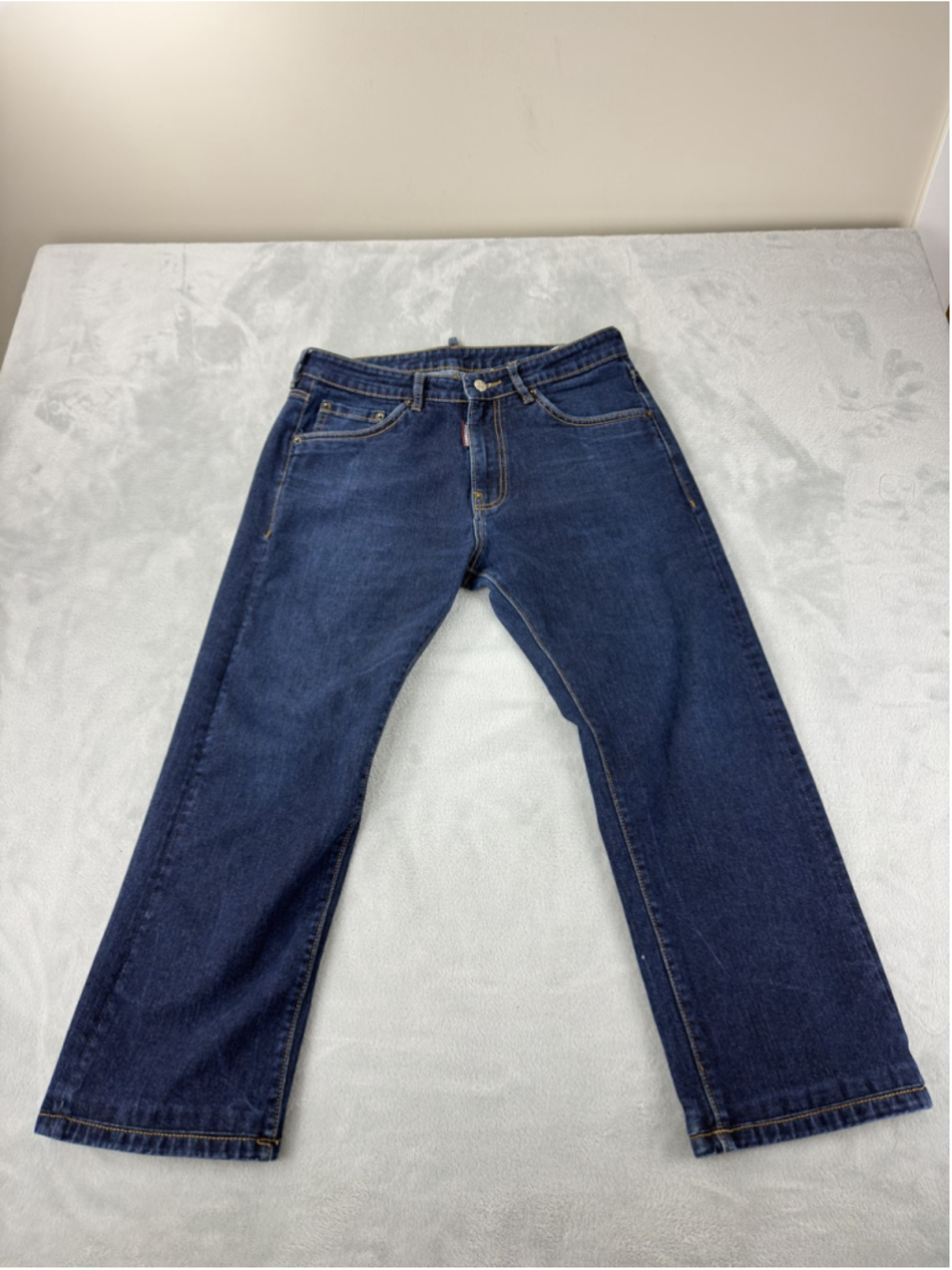 Dsquared2 Classic Kenny Jeans Mens IT 50 Blue Straight Denim Regular Fit Italy